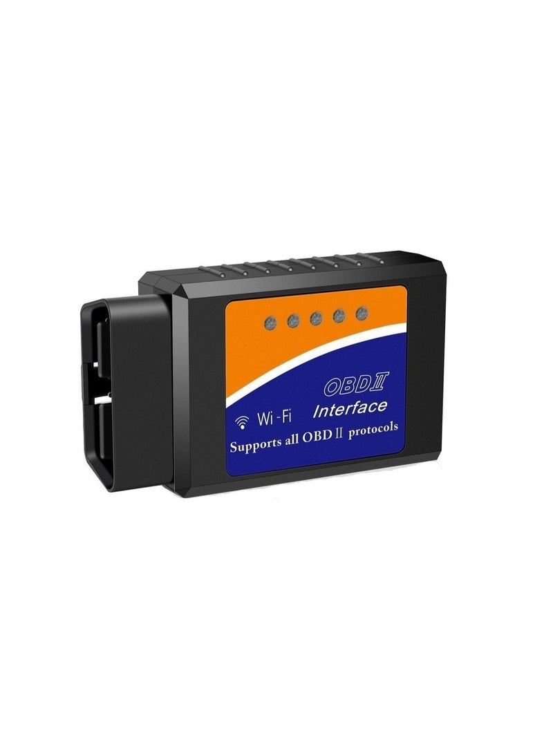 ELM327 WiFi OBD2 Car Diagnostic Scanner and Engine Fault Code Reader for iOS and Android - Image 1